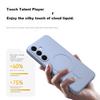 Phone Case for Samsung S25, Samsung S25 Protective Cover, Skin-Friendly Liquid Silicone Magnetic Full-Cover Soft Case Protective Cover, Ivory White