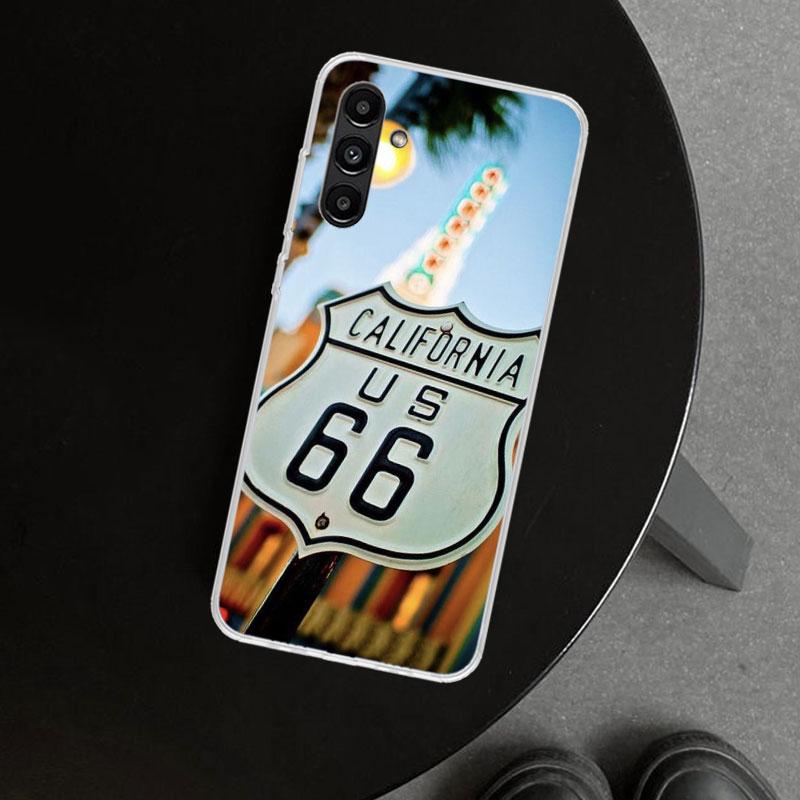 Чехол для телефона America Route 66 для Samsung Galaxy A17 A16 A26 A36 A56 A57 A37 A15 A25 A35 A55 A14 A24 A34 A54 A13 A23 A33 A53