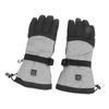 1 Pair Heated Gloves Battery Powered Waterproof Winter Heating Gloves with Reflective Strip for Outdoor Activities