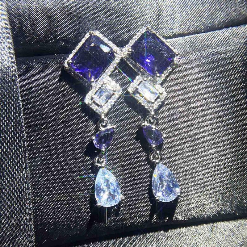 Sace Gems Классические серьги с цирконом из медного сплава для женщин, подарки на свадьбу