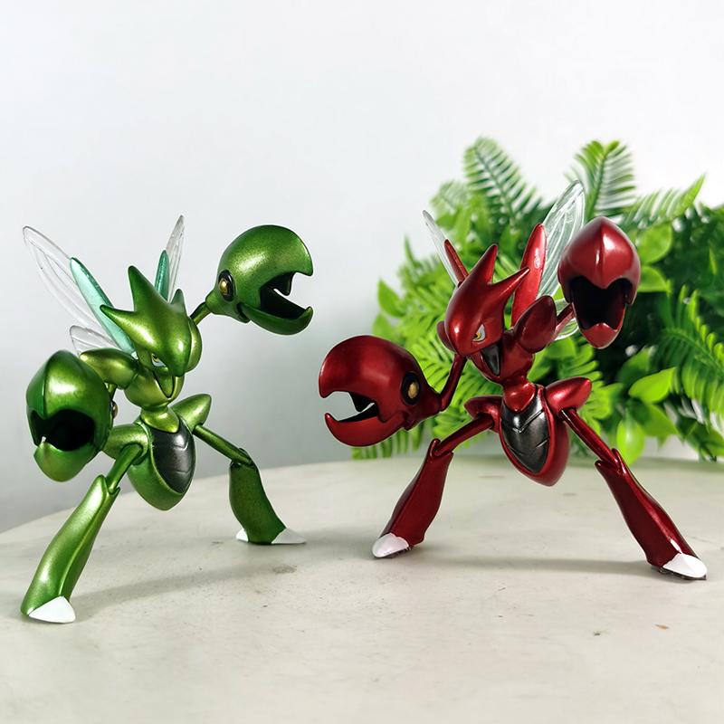 9 см Аниме Фигурка Покемона Скайзор Фигурка Действия ПВХ Коллекционная Модель Игрушки для Детей Мальчиков Подарки Настольное Украшение