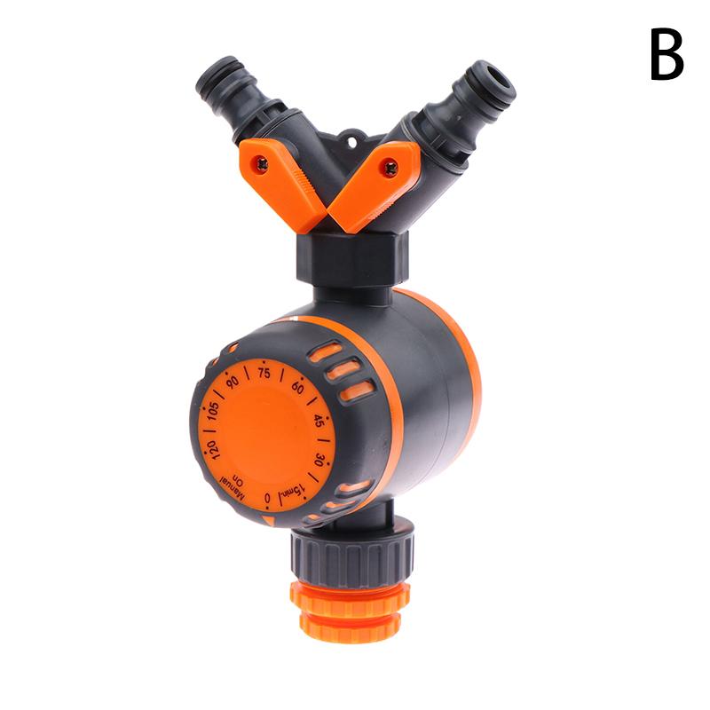 Садовый автоматический полив контроллер орошения 1-2Way интеллектуальный механический таймер подачи воды для уличных растений шланг капельный разбрызгиватель