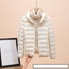 Fashion Female Cold Jacket Women Winter Light White Duck Down Jacket Slim Puffer Jacket Portable Windproof Down Coat