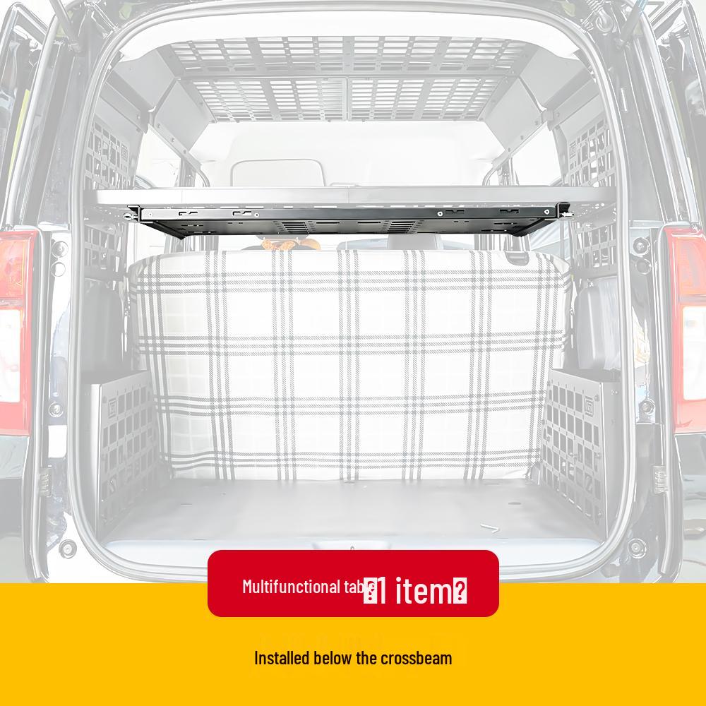Wuling Hongguang EV Trunk Organizer: Hanging Storage Rack & Divider