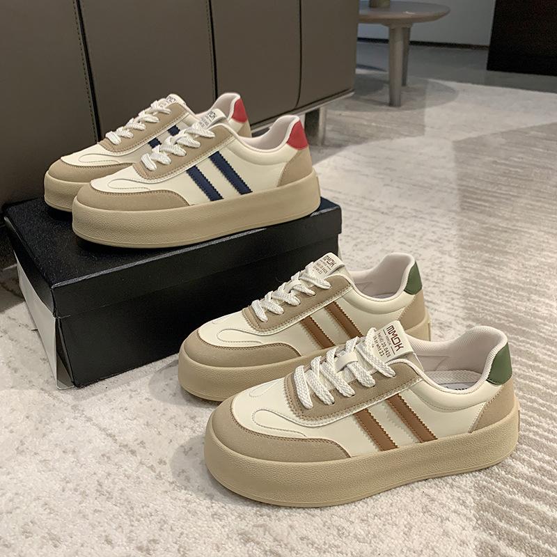 Fashionable German Training Shoes for Women Spring New Ins Fashionable Thick-Soled Retro Casual Sports All-Matching Sneakers