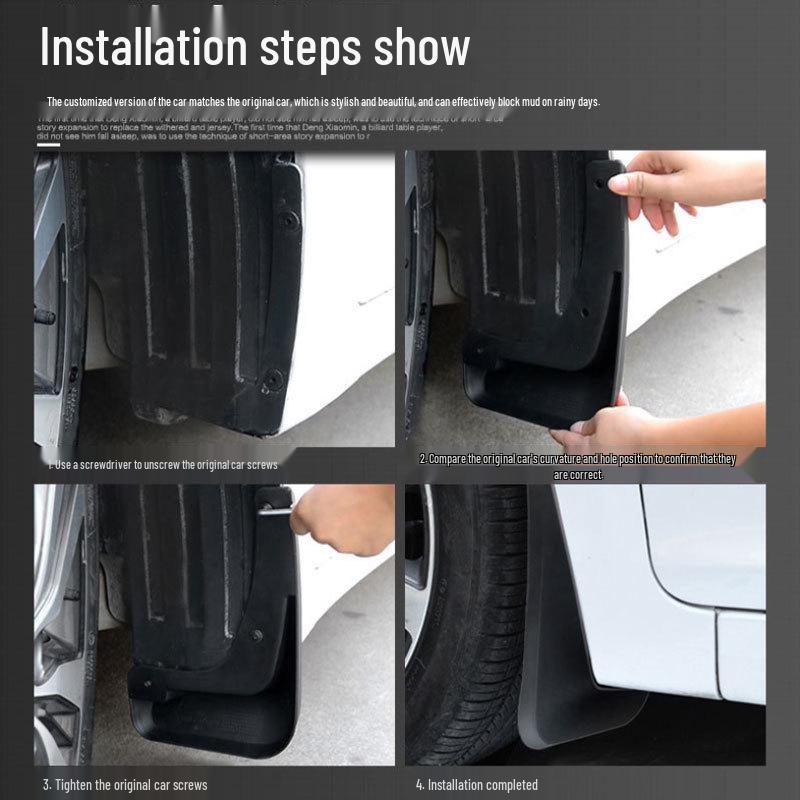 Citroën DS4, DS5LS, DS6, DS7 Mudguard Covers - Drop Shipping Available.