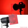 6pcs 25 * 20cm Transparent Lighting Color Correction Gel Sheets Filters Set for Flash Light Speedlite (Red  Blue  Green