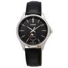 Casio Standard Moon Phase Analog Watch Round Face Leather Band Black Overseas Model [Casio] Men's MTP-M100L-1AV [Item]