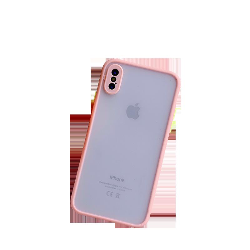 Чехол для мобильного телефона Apple контрастного цвета: Защита глаз и ощущение матовости кожи — совместимы с моделями 6S+, 7, 8, X, XR, 11, XSMAX.