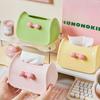 Коробка для салфеток Dopamine, украшение для дома, модная коробка для салфеток, креативный настольный компьютер с расширенными функциями, симпатичные инструменты для хранения бумаги