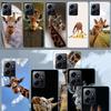 Giraffes Have Long Necks Phone Case For Redmi Note 14 15 Pro 5G 13 12 Pro Plus 11 11T 11E 11S 10 Pro 10S 9 9S Cover Cell Clear T