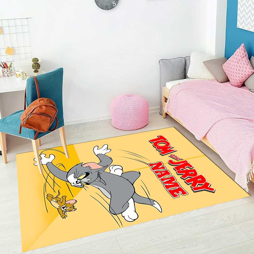 Warner Bros. Works (32) Customize your name rug, office chair cushion, home bedroom living room gift.
