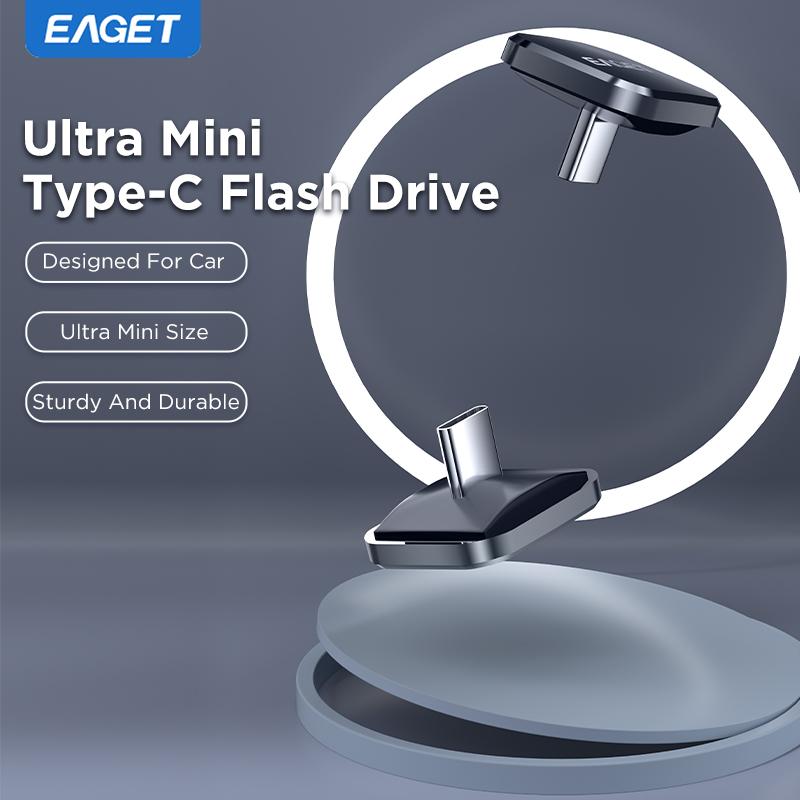 Компактный мини-автомобильный USB-флеш-накопитель Type-C - USB Type-C с опциями 8/16/32/64 ГБ Поддержка музыки без потерь для 99% устройств