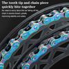Variable Speed Chain Anti-rust Bike Chain 8s 9s 10s 11s 116 Links Universal Mountain Road Bicycle Electroplate Colorful Chain