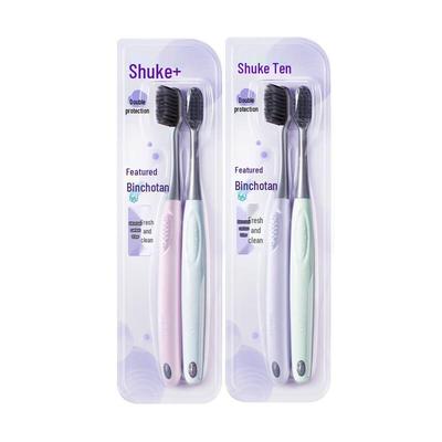 Набор зубных щеток Shuke Carbon Silk Energy, 4 шт.