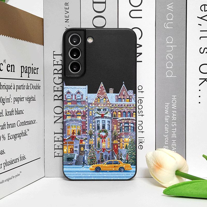 Чехол для телефона 'Рождественский домик Зимний снежный пейзаж' для Honor Huawei 200 Lite 100 400 PRO 80 90 X9 Magic 7 6 Lite 5 Pro 5G