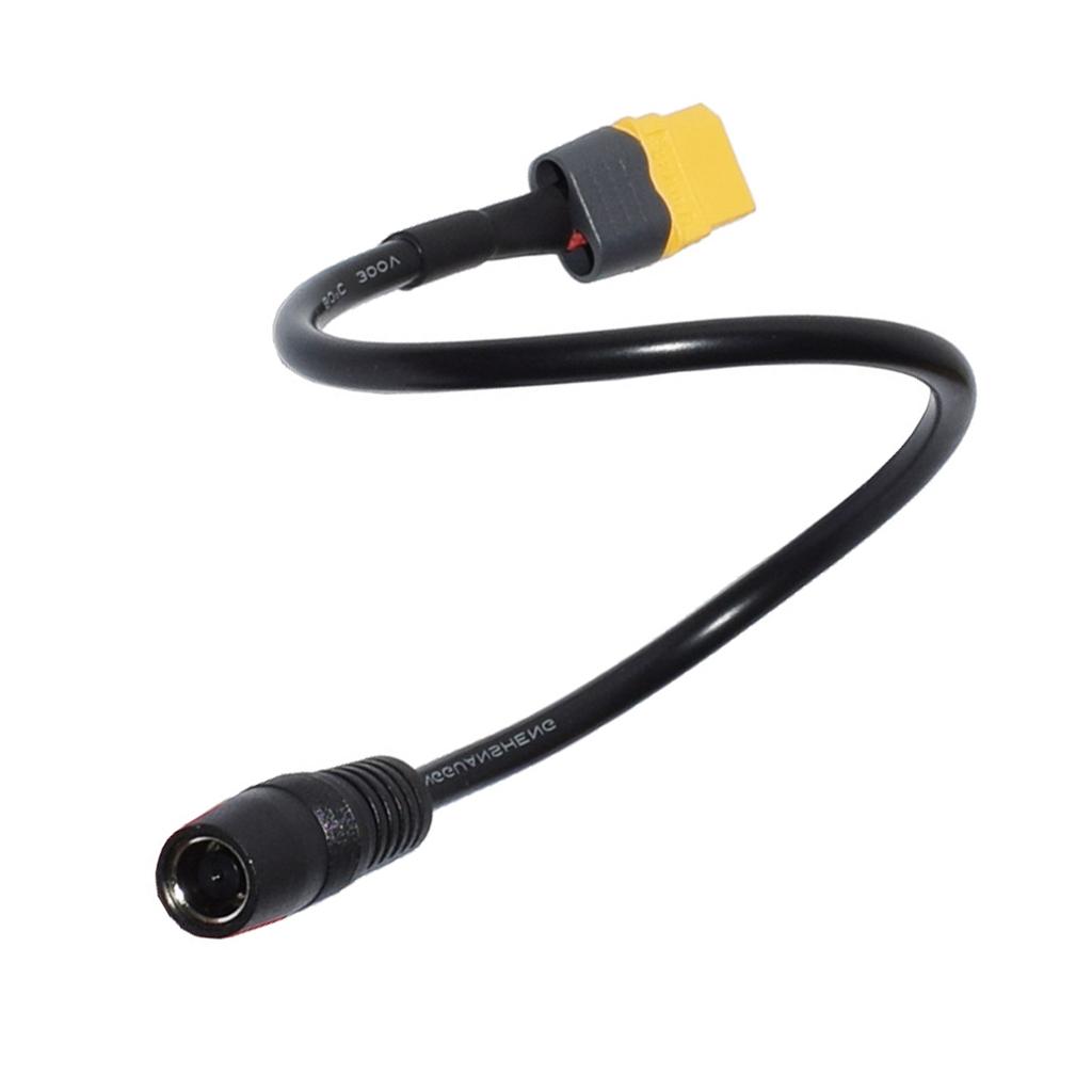 Высокогибкий кабель-переходник XT60 на DC 7,9 мм x 0,9 мм 8 мм, Медь 14 AWG, для портативных электростанций