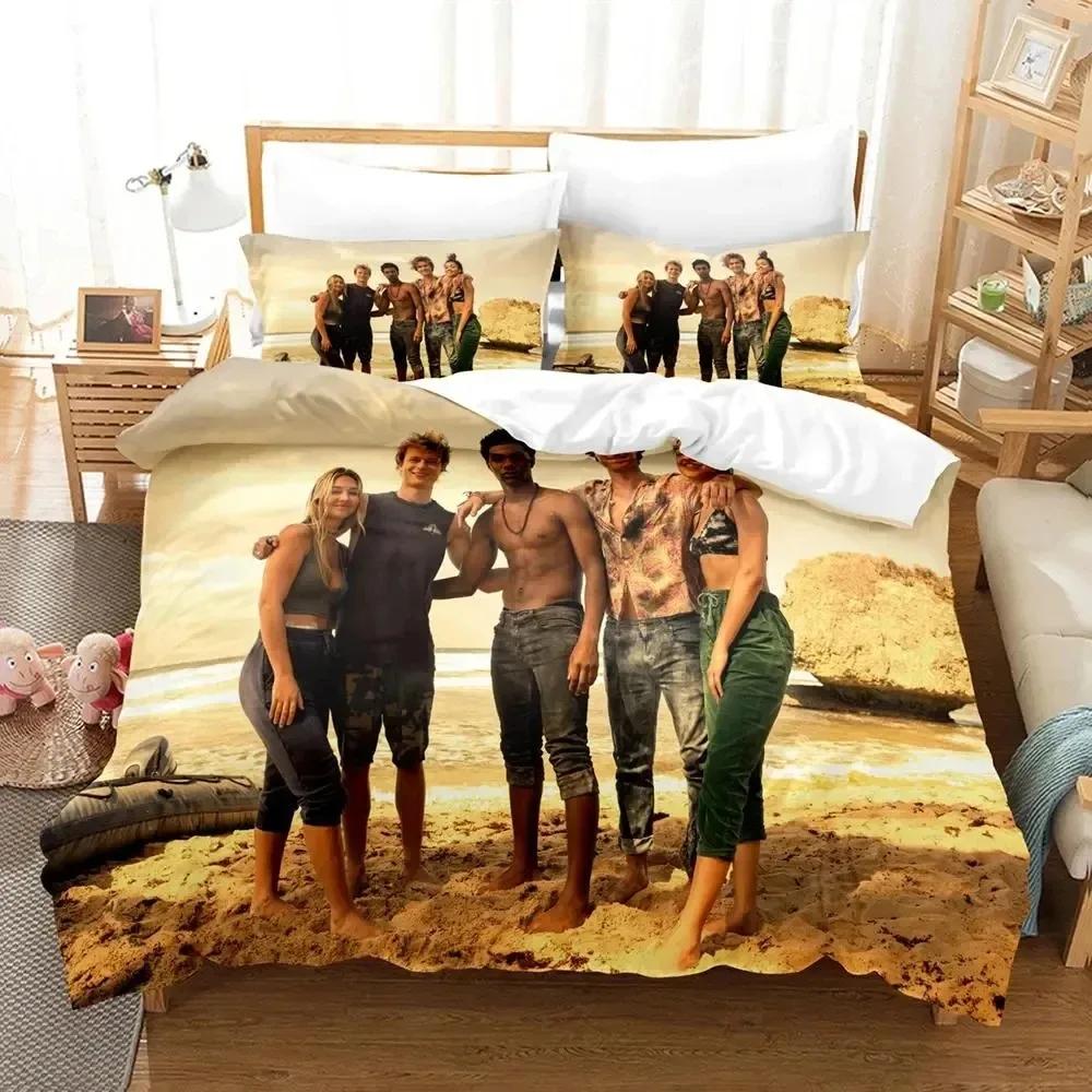 3D Print TV Outer Banks Bedding Set Double Twin King Duvet Cover Comforter Pillowcase Boys Girls Adults Bedroom