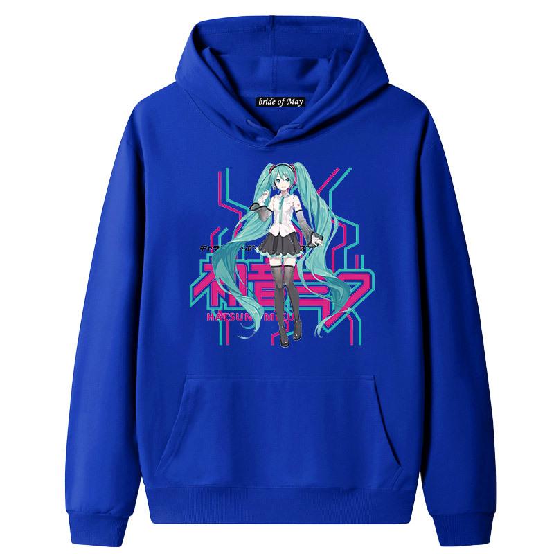 Hatsune Miku Hatsune Miku Mar Ainime Amazon Свитер с капюшоном для пары