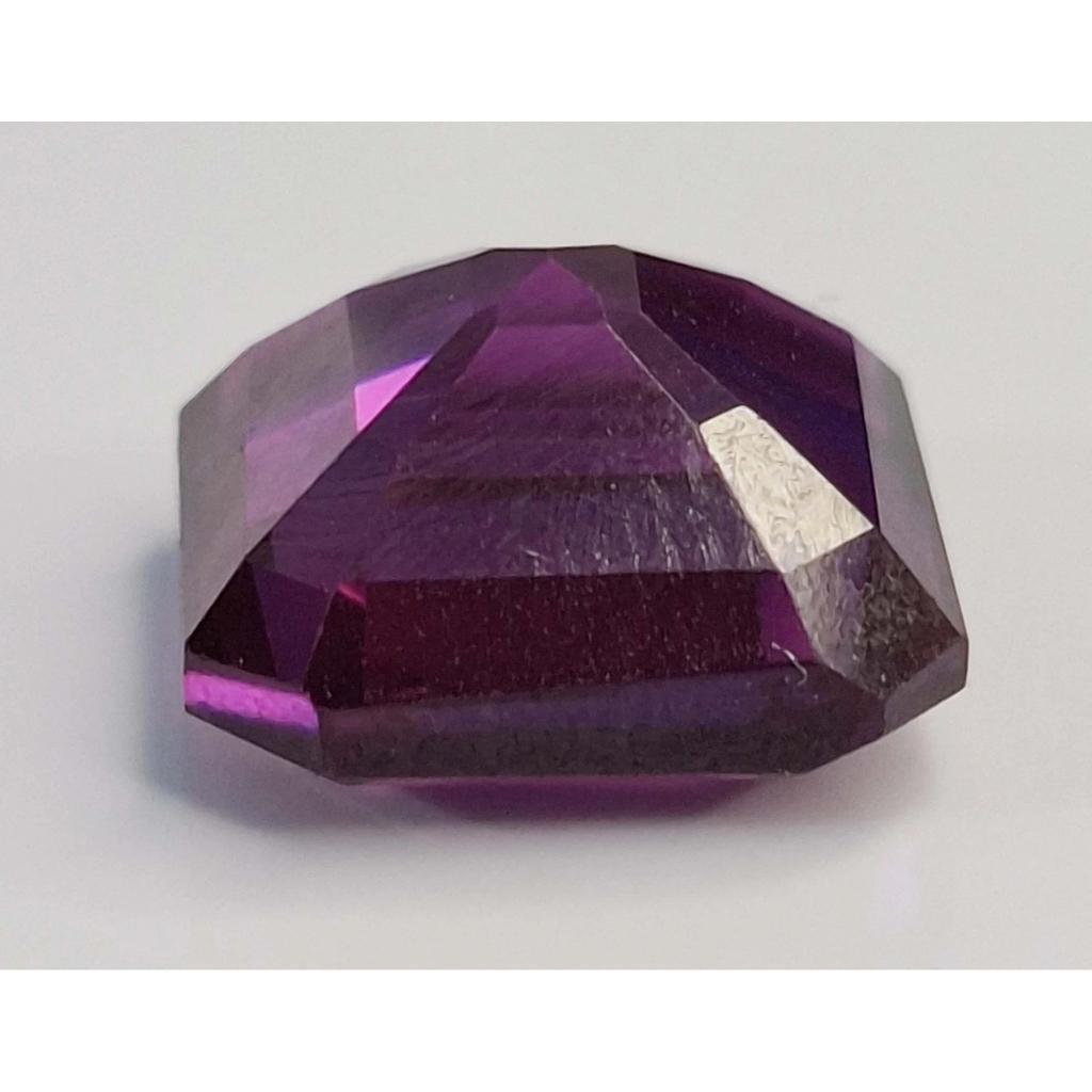 Stunning Natural Pink Rhodolite Garnet 8-10 Ct Asscher Cut Certified Gemstone