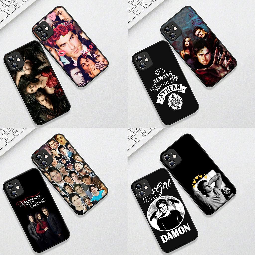 Soft Cover for Apple iPhone 13 12 Mini XS 11 Pro Max 7 8 Plus + XR SE 2022 2020 SE3 Coque Phone Case Vampires TV Diaries