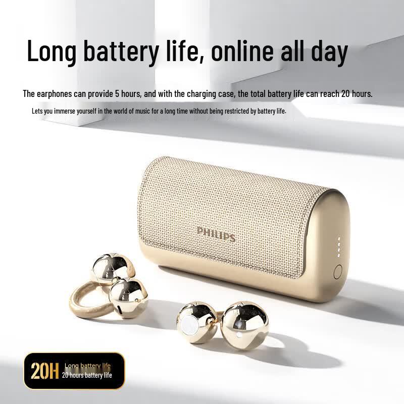 Philips TAQ5020 Bluetooth-гарнитура для спорта с открытыми ушами на клипсе