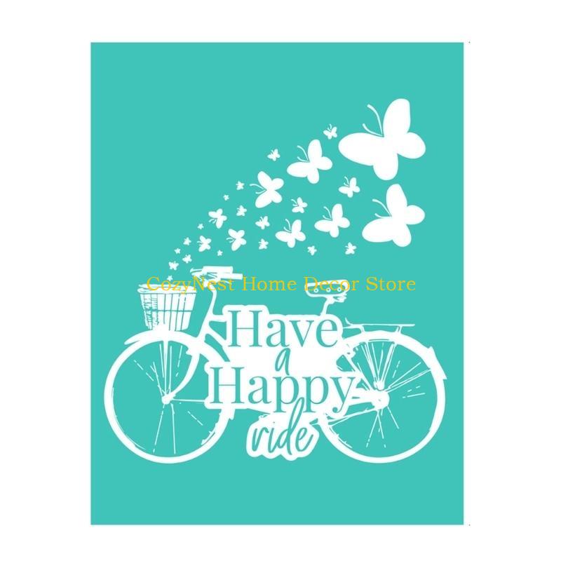 92MF Самоклеящийся трафарет для шелкографии Рождественский гном Многоразовый сетчатый трафарет для переноса Моющийся для DIY живописи Шелк