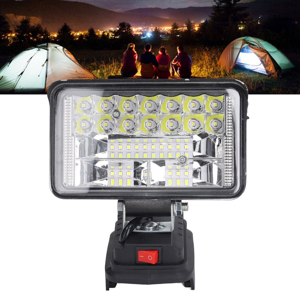 Светодиодный рабочий светильник беспроводной 5400лм высокая яркость водонепроницаемый фонарь для BL1430 BL1440 BL1450