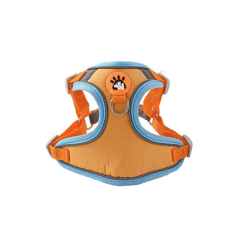 Дышащая шлейка-жилет для собак мелких пород и поводок