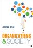 The Organizations and Society Book