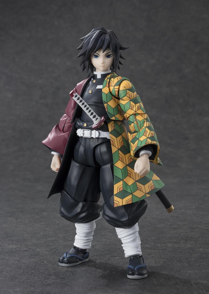 TAMASHII NATIONS Demon Kimetsu No Yaiba Giyu Tomioka Approximately 150mm Painted Movable Figure S.H.Figuarts Slayer PVC&ABS