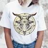 Baphomet T Shirt Top Korean Graphic Clothing Harajuku T Shirt Funny For Tees Tshirt Female Women
