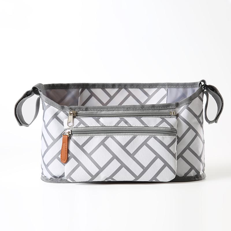 Сумка для детской коляски, универсальная износостойкая сумка для подгузников, многокарманная дорожная сумка для мам, держатель для стаканчиков, органайзер для детской коляски