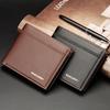 Men Fashion Short Style Wallets Business Design Card Holder Purse Wallet