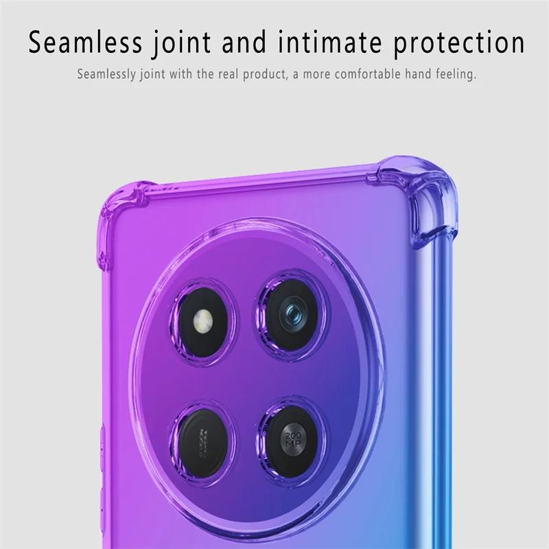 Чехол TPU с градиентом и подушкой безопасности для Honor X9c X9b Magic 7 Lite 5G Magic 6 Pro Защитный противоударный чехол Fundas Coque Capa