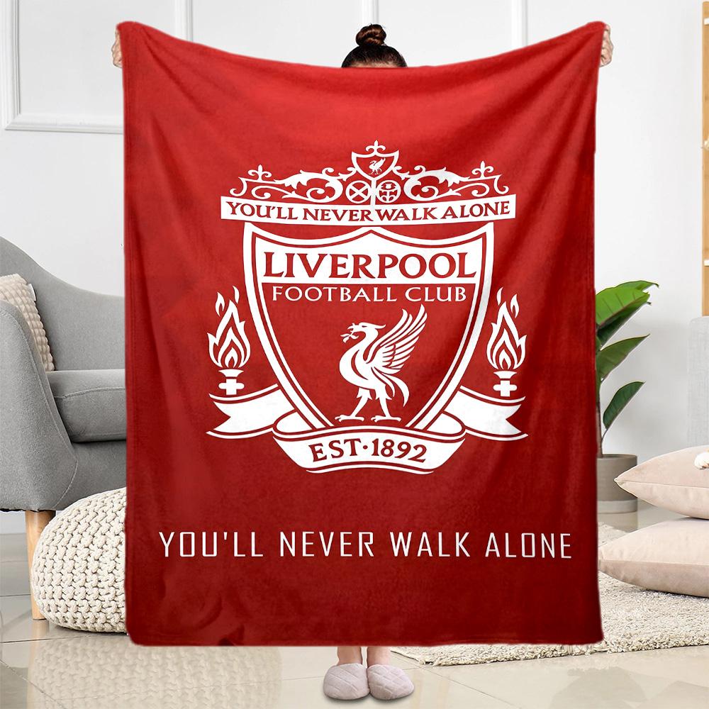 Never Walk Alone: Liverpool Fc Pride Blanket Durable Comfort Great for Office Bedding Bed for All Occasions Digital Print