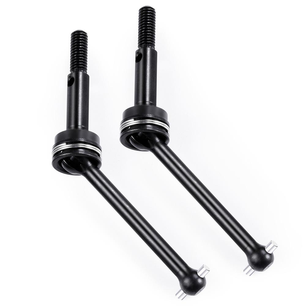 YEAHRUN 2PCS Steel CVD Drive Shaft Front Rear Universal for Tamiya TT02 TT01 TC01 1/10 RC Model Drift Car Upgrade Parts