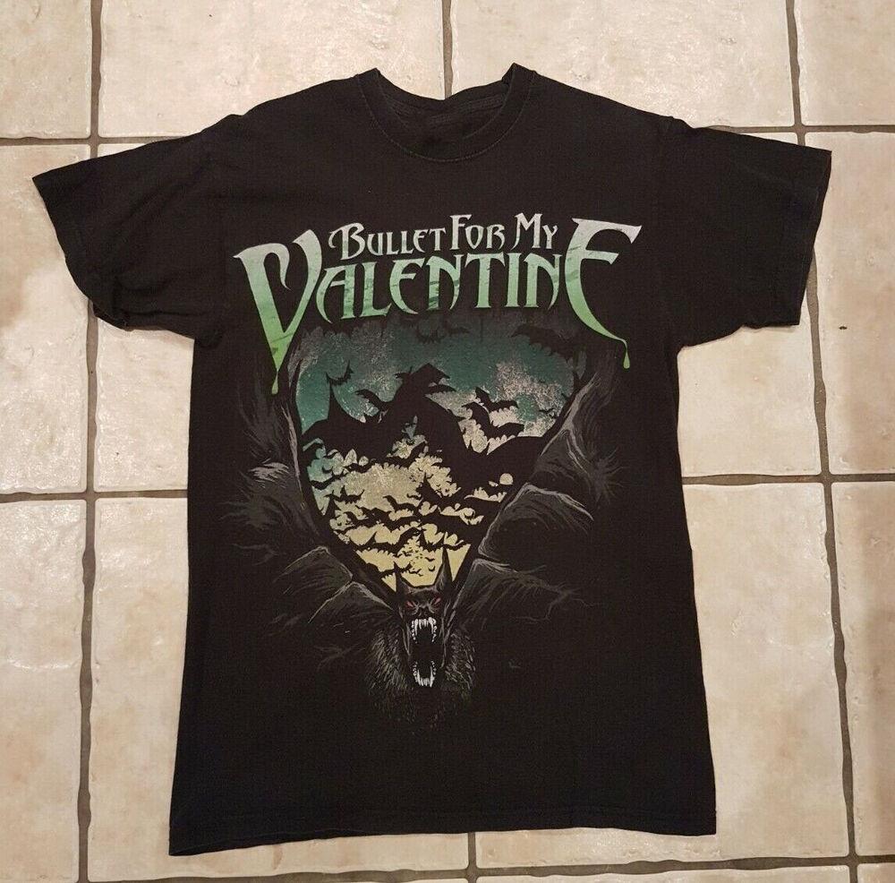 Футболка Bullet For My Valentine Scream Aim Tour Хлопок Унисекс S-4XL BO046 Унисекс Футболка