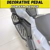 For SYM ADX125 ADX 125 Motorcycle Modified CNC Pedal Decorative Nail Pad Accessories
