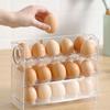 New 3-Layer Refrigerator With 30 Egg Storage Containers And Organizer Refrigerator Door Plastic Egg Storage Box
