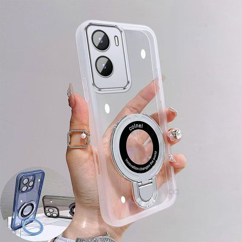 Ударопрочный чехол-подставка с магнитом для телефона Xiaomi 15T 13T 14T Pro 17 Pro Max Poco F8 X6 X7 F7 M7 Pro Ультрапрозрачный чехол-подставка для Redmi Note 15 14 Pro
