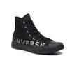 Converse Chuck Taylor All Star Wordmark 2.0 Удобные Универсальные Высокие Кеды из Канваса Унисекс Кроссовки Черные 165429C