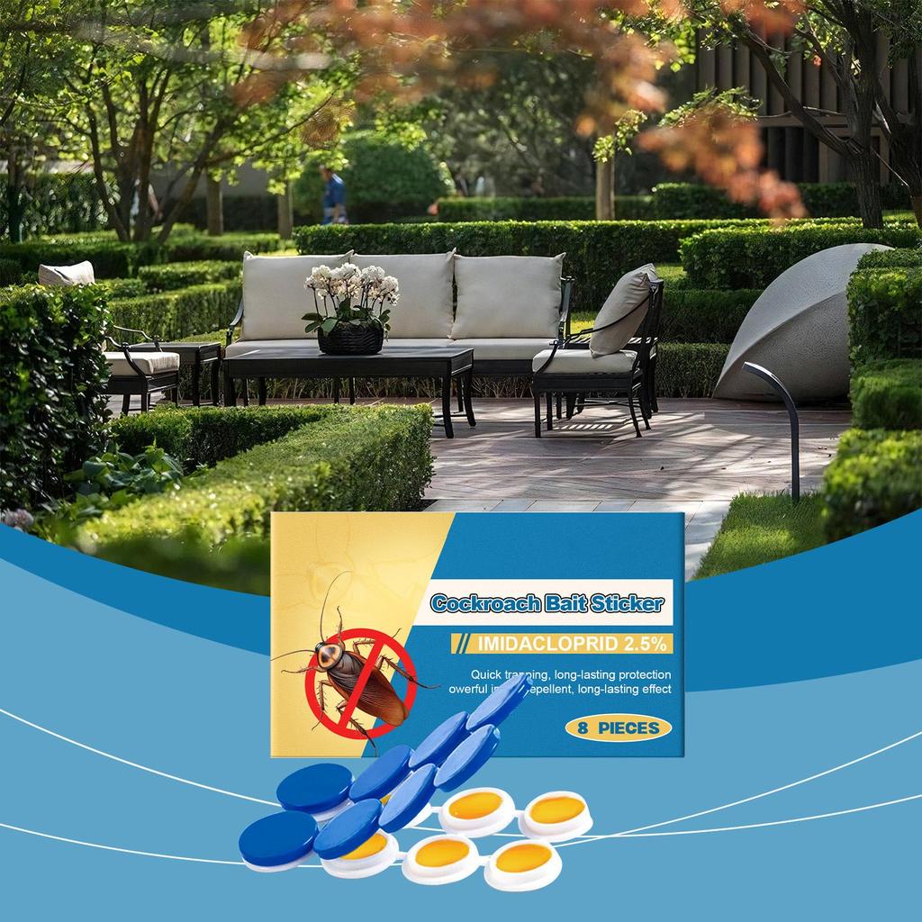 Инсектициды отпугивают тараканов Бытовые инсектициды Эффективные инсектициды без запаха, подходящие для домашних животных(8шт/1коробка)