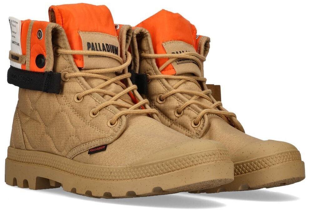 Palladium Baggy Re-Quilted Caramel Boots