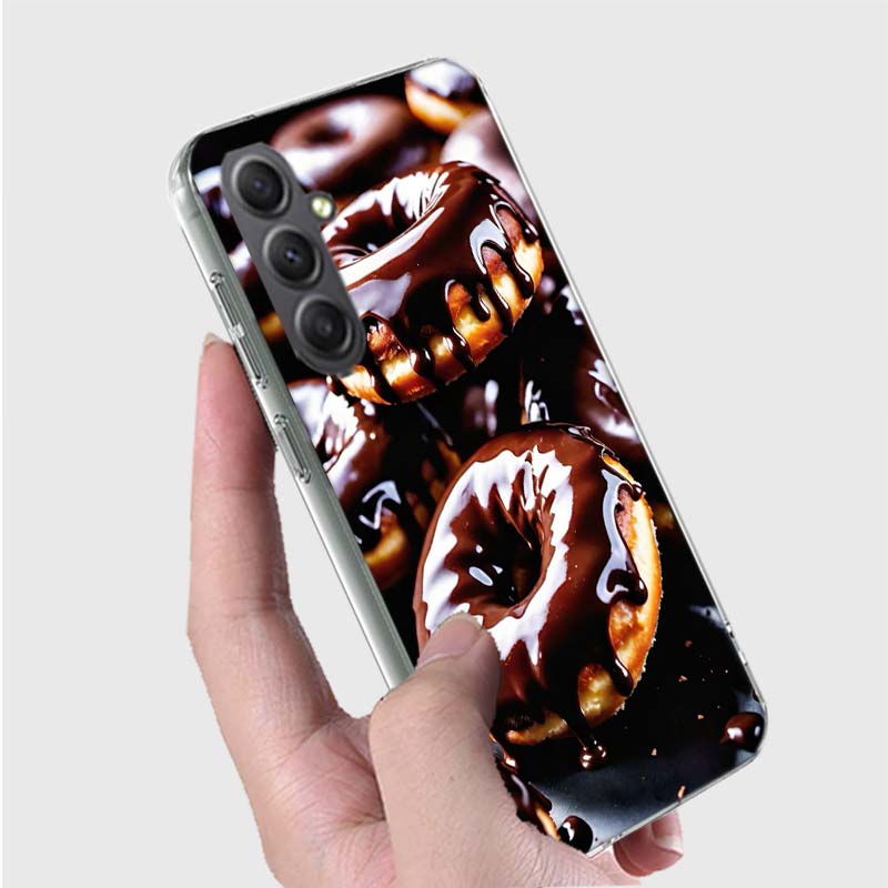 Food Fries Beer Cheese Sushi Cookie Phone Case for Samsung A16 A26 A36 A56 A17 A37 A57 A07 A06 A02S A03 A04S A05S Galaxy Note 20