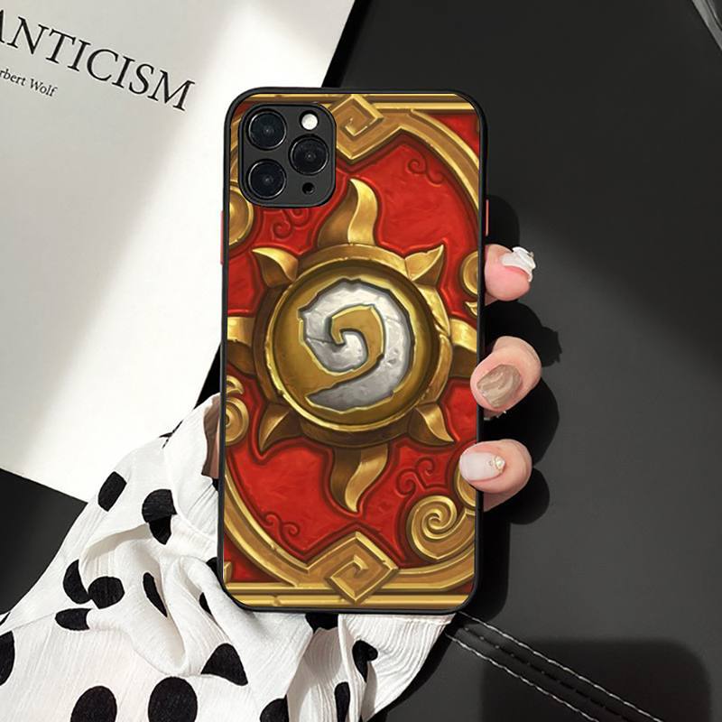 Чехол для телефона Hearthstone с картой для iPhone 11 12 13 mini pro XS MAX 8 7 6 6S Plus X 5S SE 2020 XR