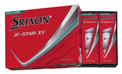DUNLOP Мячи для гольфа SRIXON XV Модель 2025 1 дюжина Королевский зеленый Z-STAR (12 шт.)