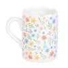 Something Different Spring Floral Scalloped Mug