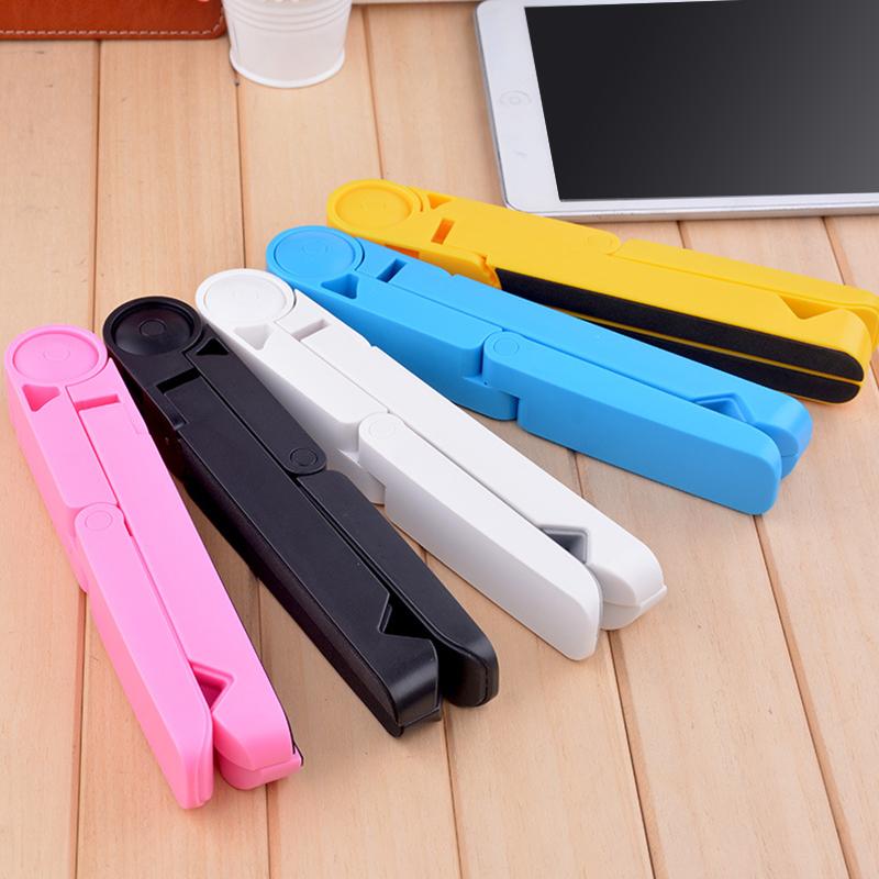 1 шт. Подставка для планшета, удобная для переноски, выдвижная подставка, складной держатель для сотового телефона, пластиковый материал, многоцветный