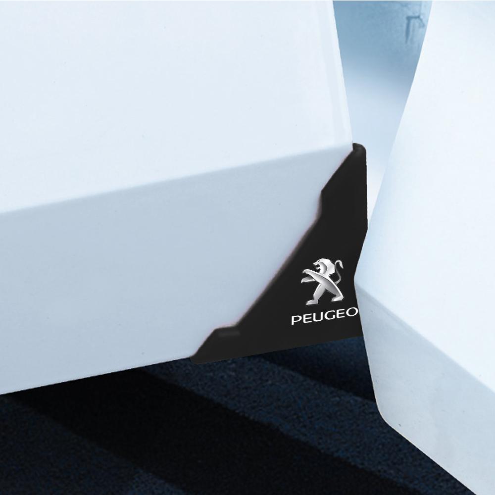 2026 Hot Car Sticker 2Pcs Car Door Corner Collision Anti-scratch Protector For Peugeot 206 307 308 3008 207 208 407 508 2008 500